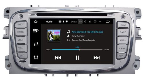 Navigatie Ford Focus / Mondeo / S-Max cu Android 7.1 platforma S190