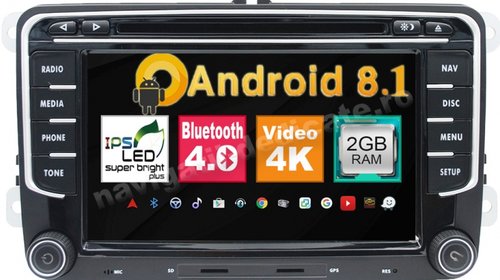 Navigatie Golf Plus Android 8.1 ECRAN IPS 2GB RAM NAVD-MT3700