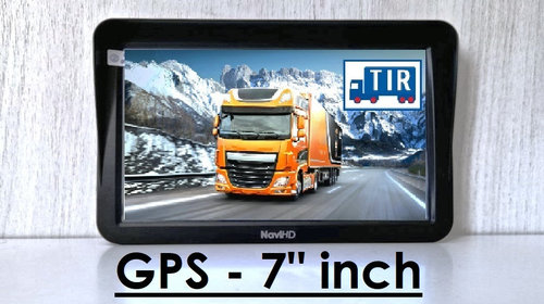 Navigatie - GPS 7" inch HD,-Truck,TIR,Camion,Auto,16GB,NOU,factura Garantie