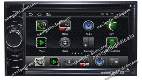 NAVIGATIE GPS DVD AUTO 2DIN ANDROID IPOD USB INTERNET NAVD-1802G