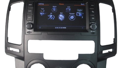 Navigatie Hyundai I30 (2007-2011), cadru de aer automat sau manual cu Android