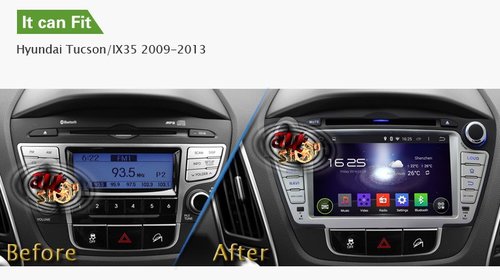 Navigatie Hyundai ix35/ Tucson (2009-2013) cu Android
