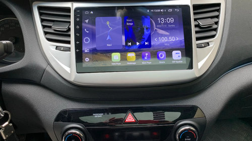 Navigatie Hyundai Tucson 2015-2018 2K cu sistem android 4+64GB carplay wireless slot 4G