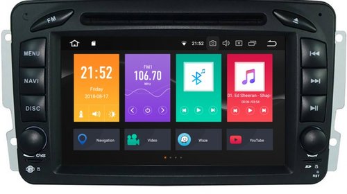 NAVIGATIE MERCEDES W203 C CLASS CLK VITO VIANO Android Octa Core 4GB RAM NAVD-P571G