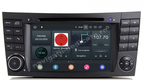 Navigatie Mercedes W211 E Class CLS W219 Android OCTA CORE 4GB RAM Internet Waze NAVD-P090