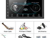 Navigatie MP5 Player 2Din Universal Android / 7 Inch / GPS