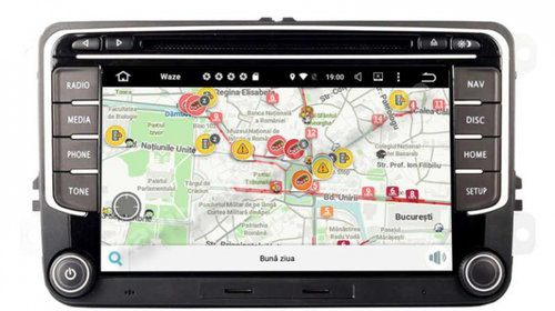 Navigatie Passat B6 B7 CC Golf 5 6 Jetta Tiguan Touran Eos Amarok Polo Sharan Android 9.0 2GB Ram NAVD-MT3700