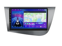 Navigatie Seat Leon 2005-2012 2K cu sistem android 4+64GB carplay wireless slot 4G