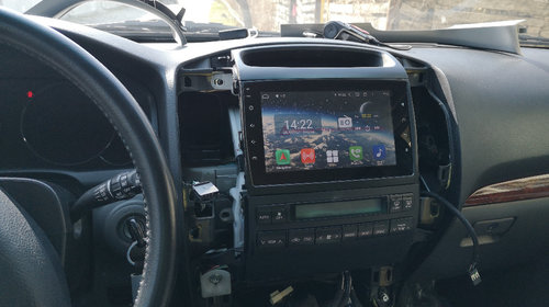 Navigatie Toyota Land Cruiser Prado J120 2004-2009 2K cu sistem android 4+64GB carplay wireless slot 4G
