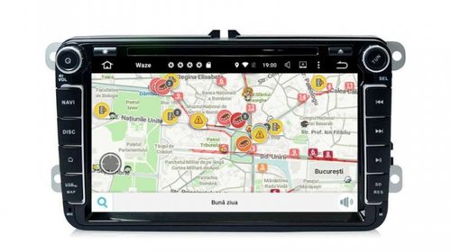 Navigatie Vw GOLF 5 GPS Android Octa Core 4GB RAM NAVD-P9240