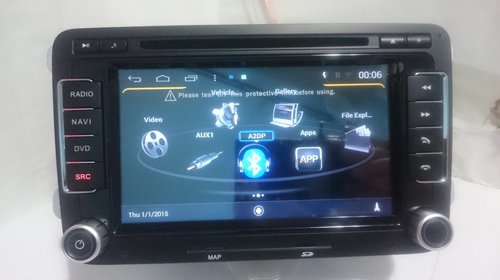 Navigatie VW Golf 6 Passat CC Jetta Tiguan Touran EOS Sharan Scirocco Caddy cu Android