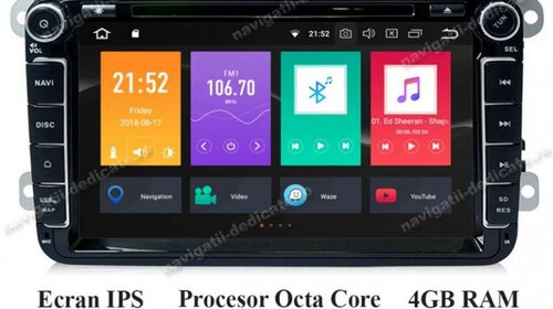 Navigatie Vw PASSAT B6 Android Octa Core 4GB 