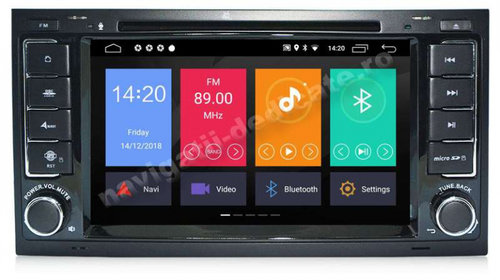 NAVIGATIE VW Touareg MULTIVAN Android 9.0 2GB Ram Carkit Bluetooth USB Waze NAVD-MT9200