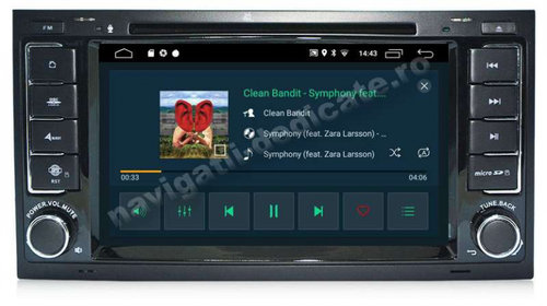 NAVIGATIE VW Touareg MULTIVAN Android 9.0 2GB Ram Carkit Bluetooth USB Waze NAVD-MT9200