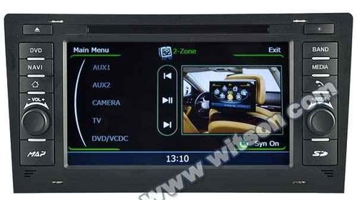 NAVIGATIE WITSON W2-C221 DEDICATA AUDI A8 S8 S100 DVD GPS TV