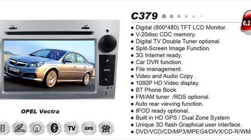 Navigatie Witson W2 C379 Dedicata Opel Vectra Signum Platforma S100