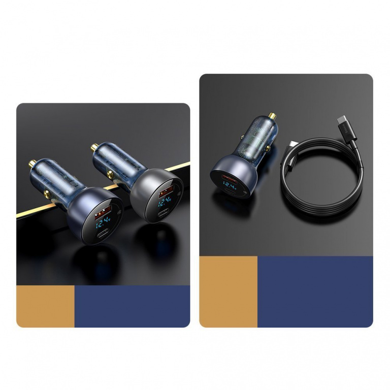 Încărcător Auto Baseus USB / USB Tip 