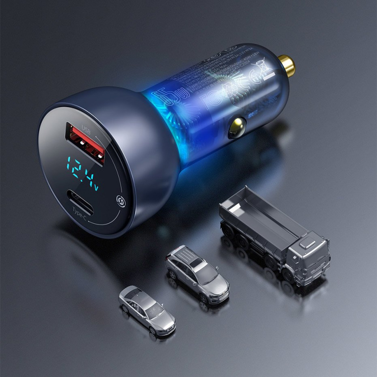 Încărcător Auto Baseus USB / USB Tip 