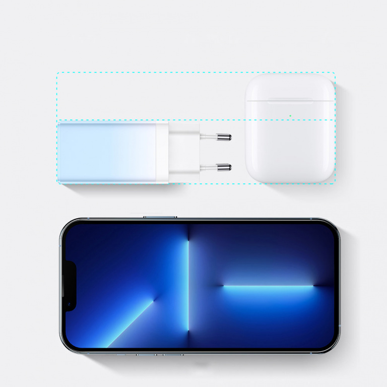 Încărcător Rapid GaN Baseus 2 X USB T