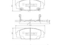 Nipparts set placute frana fata pt honda civic 7, s2000