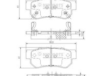 Nipparts set placute frana spate pt hyundai,kia