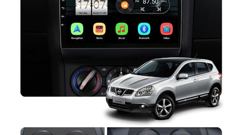 Nissan Qashqai 2006-2013 - Navigatie dedicata cu Android Full Touch Android DSP