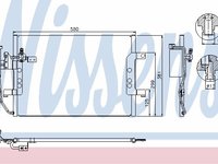 NISSENS radiator ac/ mercedes-benz A-class