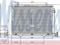 NISSENS radiator ac/ mercedes-benz c-class, clk