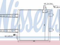 NISSENS radiator ac/ seat arosa, vw lupo, polo