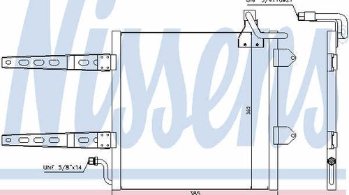 NISSENS radiator ac/ seat arosa, vw lupo, pol