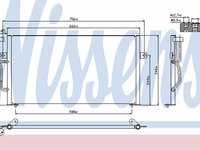 NISSENS radiator ac/ volvo s40