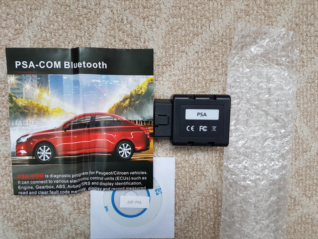 PSA-COM Diag ODB Bluetooth pour Peugeot Citroen