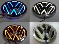 NOU! Emblema LED 5D VW 11cm Golf Bora Passat volkswagen