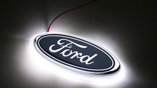 NOU! Emblema LED Ford 14.5cm x 5.6cm tuning auto piese