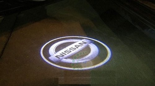 NOU ! Holograme WIRELESS Nissan fara gaura in portiera! Qashqai Juke etc.