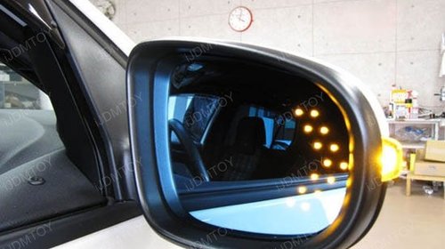 NOU ! Semnalizari secventiale oglinda 33 LED-uri, orice tip auto , universale