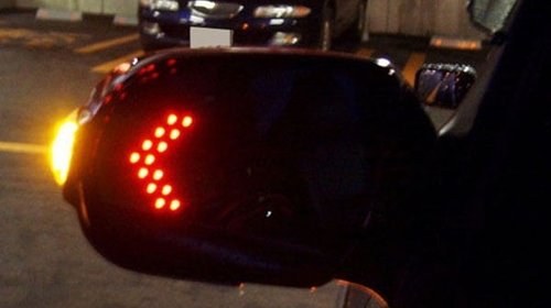 NOU ! Semnalizari secventiale oglinda 33 LED-uri, orice tip auto , universale