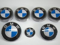 NOU! Set 7 buc. Embleme Bmw | Power tuning paket auto sport e seria