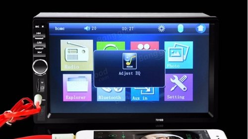 NOU! Video Player auto 7`` 2DIN MP5 Touchscreen Bluetooth USB DVD