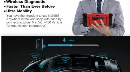 NOUL AUTEL MaxiSYS MK906BT Wireless Tester Auto Profesional Universal Produs Original 100%