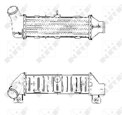 NRF Intercooler, compresor 30444 pentru 