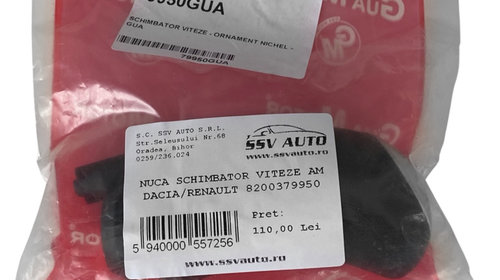 Nuca Schimbator Viteze + Adaptor Gua Motor Renault Clio 2 2001-2005 79950