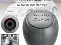 Nuca Schimbator Viteze Compatibil Fiat Panda 169 2003-2012 Gri GZB-FT-007