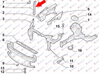 OCHELAR METALIC FAR DR, FIAT, FIAT BRAVO 07-14, 066900471