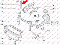 Ochelar Metalic Far Dreapta Fiat Bravo 2007-2008-2009-2010-2011-2012-2013-2014