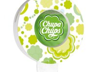 Odorizant auto Chupa Chups Apple , aroma mar verde, fixare grila ventilatie