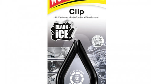 Odorizant Wunder-Baum Clip Black Ice 76127208