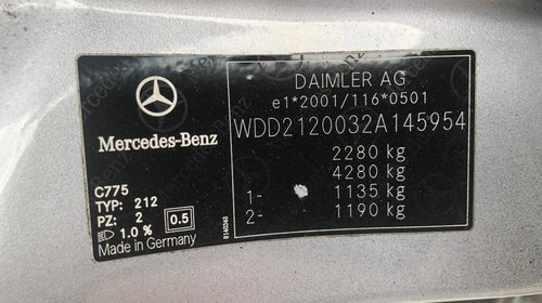 Oglinda dreapta completa rabatare electrica Mercedes E Class W212 2012