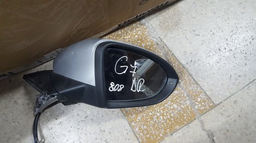 Oglinda dreapta Golf 7 completa argintie