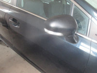 Oglinda dreapta rabatabila el. Toyota Avensis T27 2.0 d-4D 126cp berlina, culoare neagr 2009 2010 2011 2012...